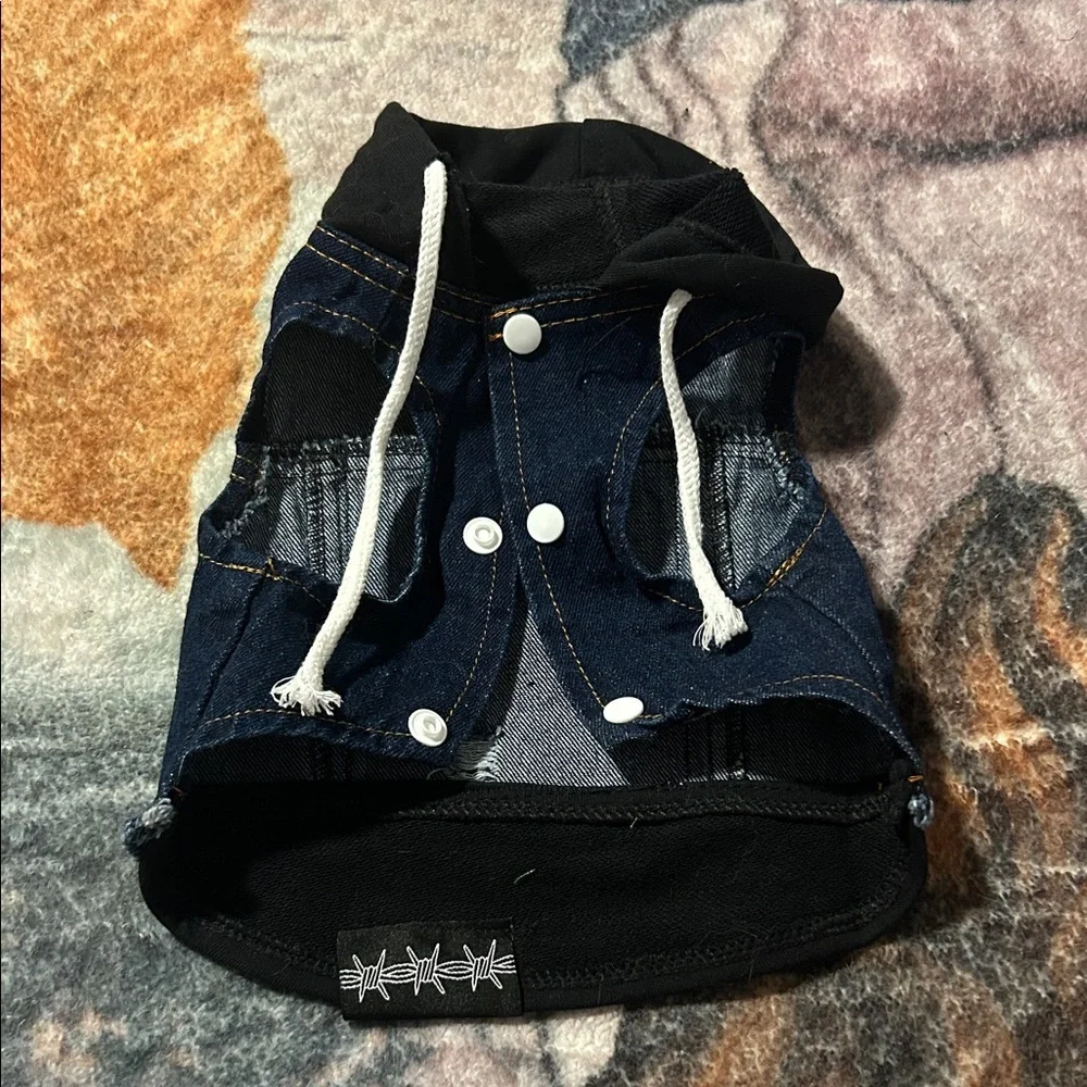 Moxxie Jean Jacket Cat Hoodie